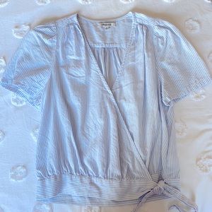 Wrap front Madewell top